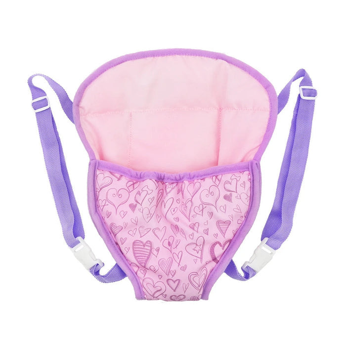 Bebê Conforto para Bonecas Reborn 43-45cm, em tecido resistente e cores vibrantes. Seguro para crianças 3-12 anos, perfeito para brincadeiras de cuidado e carinho!