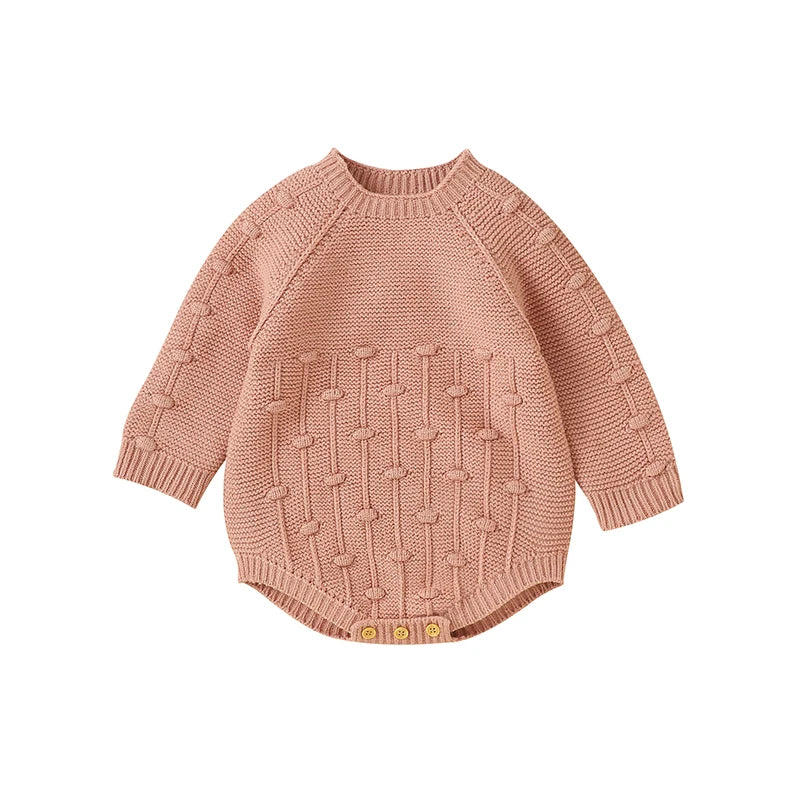 Body infantil de manga longa para recém-nascido, ideal para dias frios, feito com tecido macio, antialérgico e confortável.