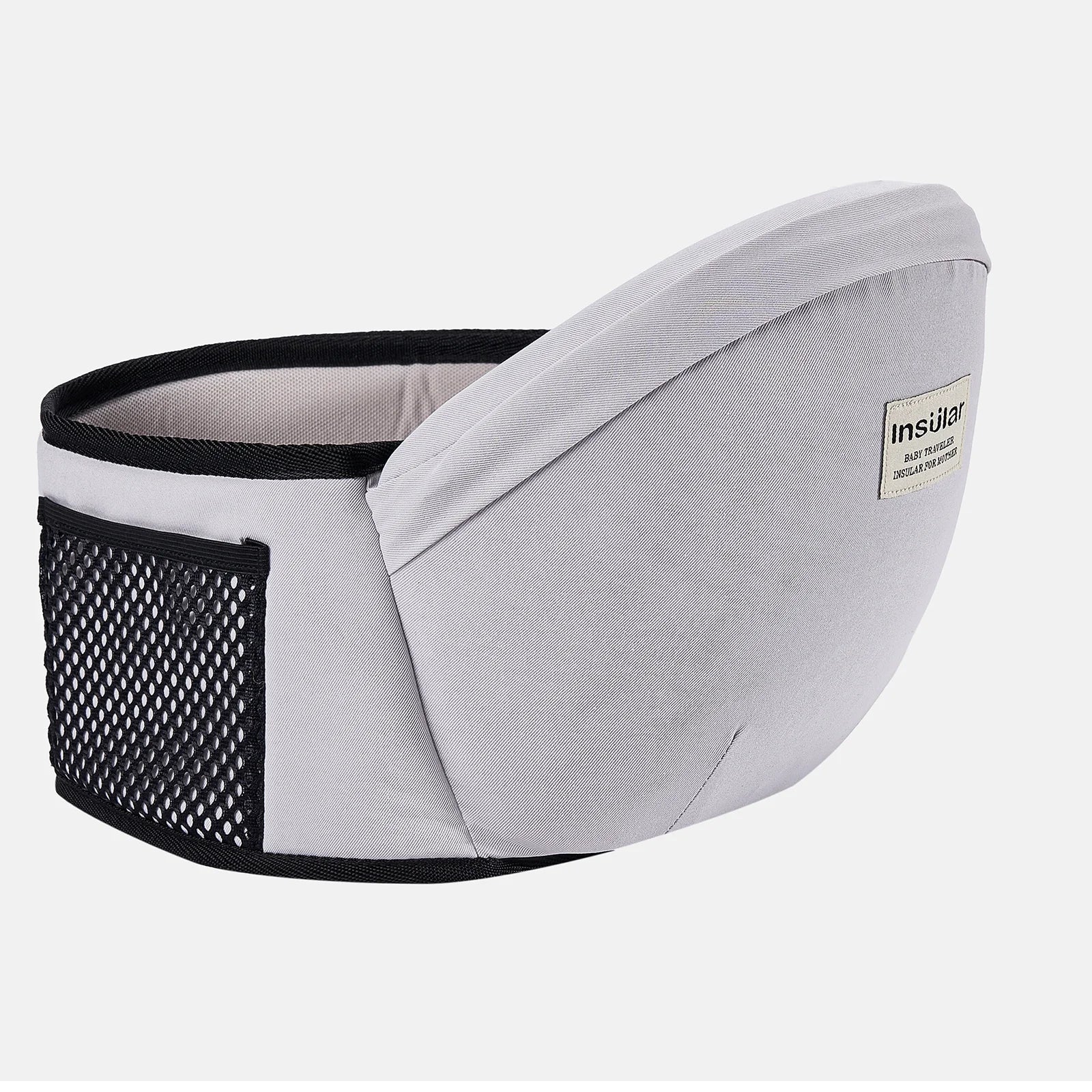 Canguru sling ergonômico com assento de quadril ajustável para bebês, ideal para passeios, viagens e conforto dos pais.