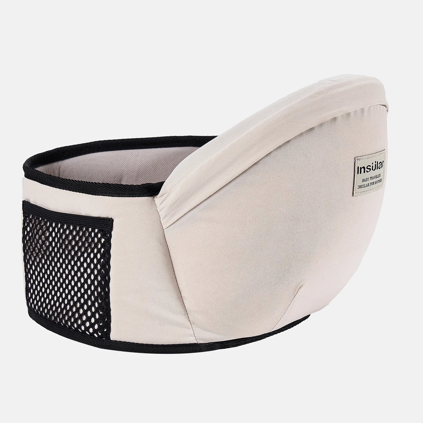Canguru sling ergonômico com assento de quadril ajustável para bebês, ideal para passeios, viagens e conforto dos pais.