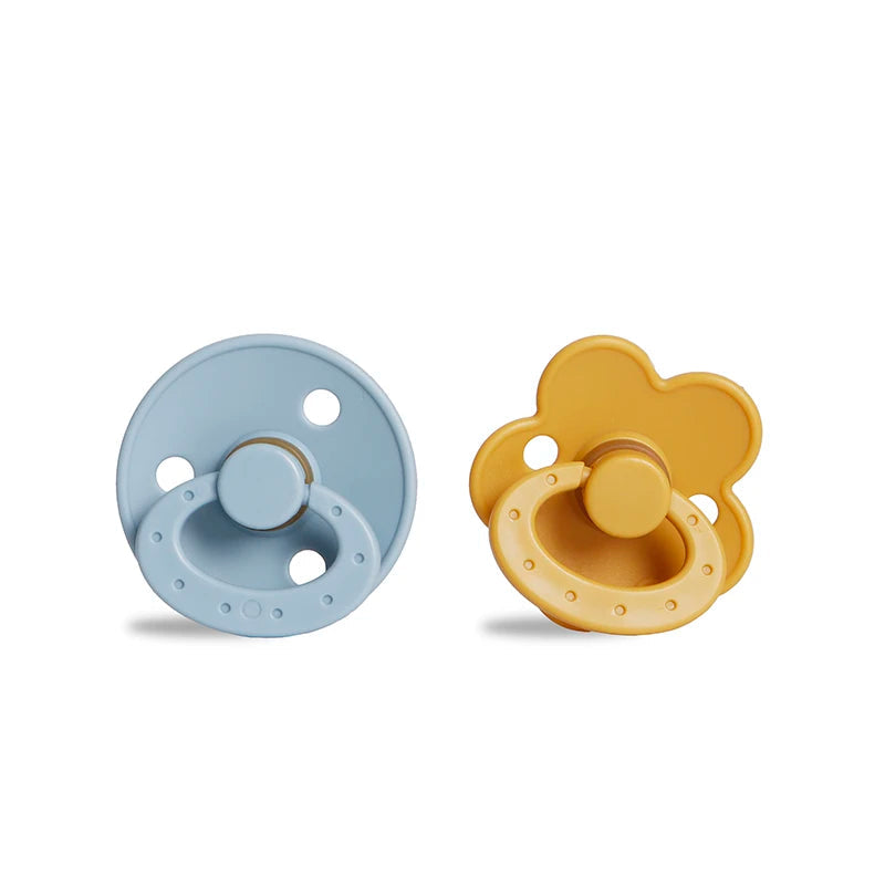 Chupeta ModaBebê em silicone grau alimentício, anatômica e livre de BPA, kit com 2 peças seguras e confortáveis para bebês.