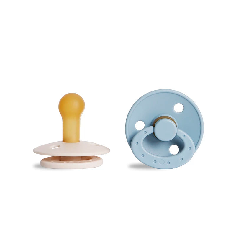 Chupeta ModaBebê em silicone grau alimentício, anatômica e livre de BPA, kit com 2 peças seguras e confortáveis para bebês.