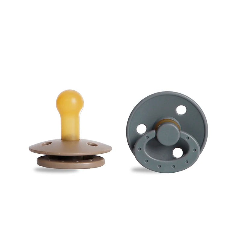 Chupeta ModaBebê em silicone grau alimentício, anatômica e livre de BPA, kit com 2 peças seguras e confortáveis para bebês.
