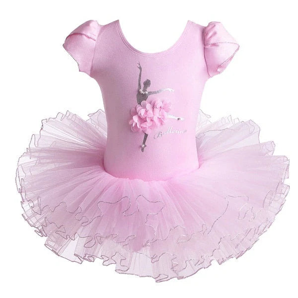 Fantasia Infantil Bailarina Tutu com vestido em tule e cotton. Perfeita para crianças, combina conforto e estilo para dançar e brincar como uma verdadeira bailarina!