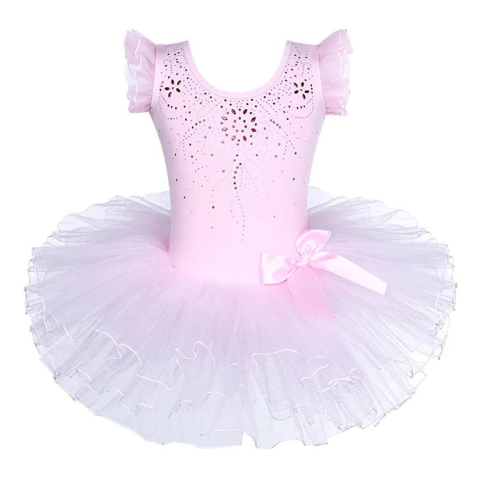 Fantasia Infantil Bailarina Tutu com vestido em tule e cotton. Perfeita para crianças, combina conforto e estilo para dançar e brincar como uma verdadeira bailarina!