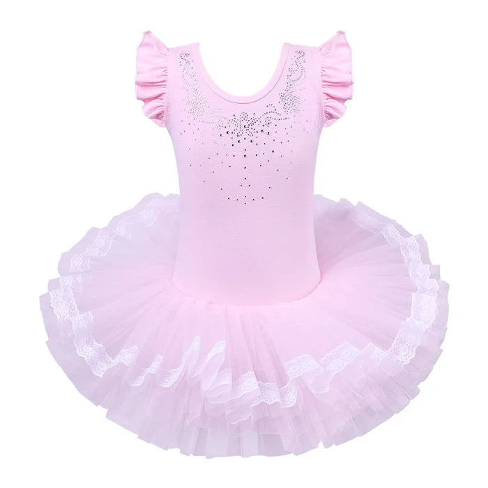 Fantasia Infantil Bailarina Tutu com vestido em tule e cotton. Perfeita para crianças, combina conforto e estilo para dançar e brincar como uma verdadeira bailarina!