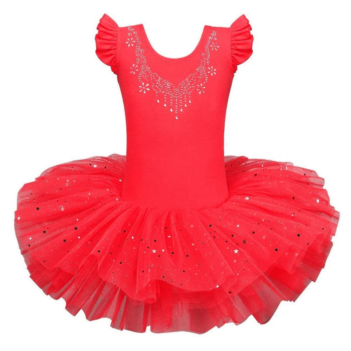 Fantasia Infantil Bailarina Tutu com vestido em tule e cotton. Perfeita para crianças, combina conforto e estilo para dançar e brincar como uma verdadeira bailarina!