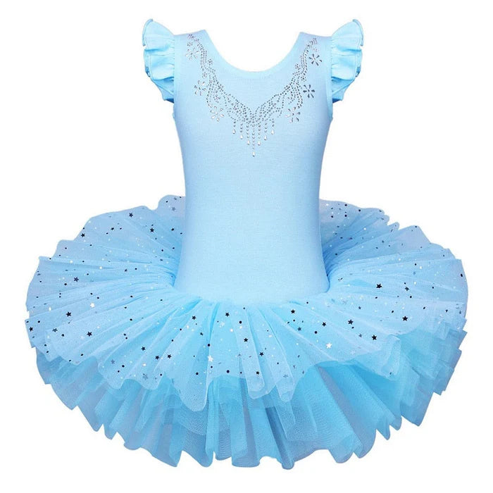Fantasia Infantil Bailarina Tutu com vestido em tule e cotton. Perfeita para crianças, combina conforto e estilo para dançar e brincar como uma verdadeira bailarina!