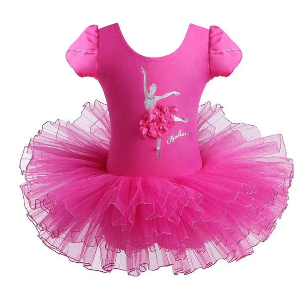 Fantasia Infantil Bailarina Tutu com vestido em tule e cotton. Perfeita para crianças, combina conforto e estilo para dançar e brincar como uma verdadeira bailarina!