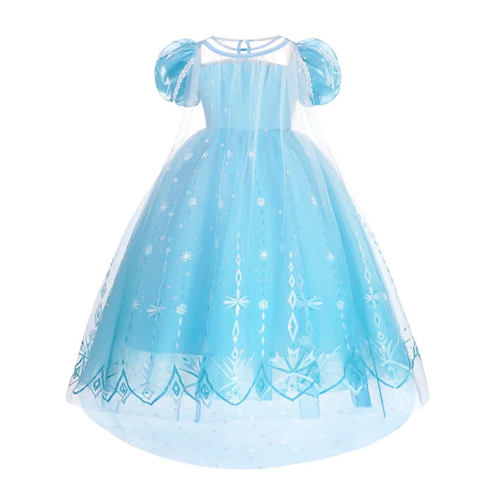 Fantasia Infantil Cinderela Especial com vestido, varinha, bolsa, coroa e luva, em poliéster e malha. Perfeita para crianças, combina magia e conforto em aventuras!