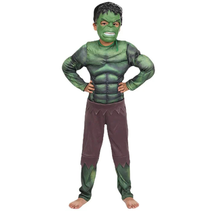 Fantasia Infantil Heróis Cosplay, em poliéster, perfeita para crianças em aventuras mágicas. Ideal para festas e brincadeiras, combina estilo e imaginação com qualidade!