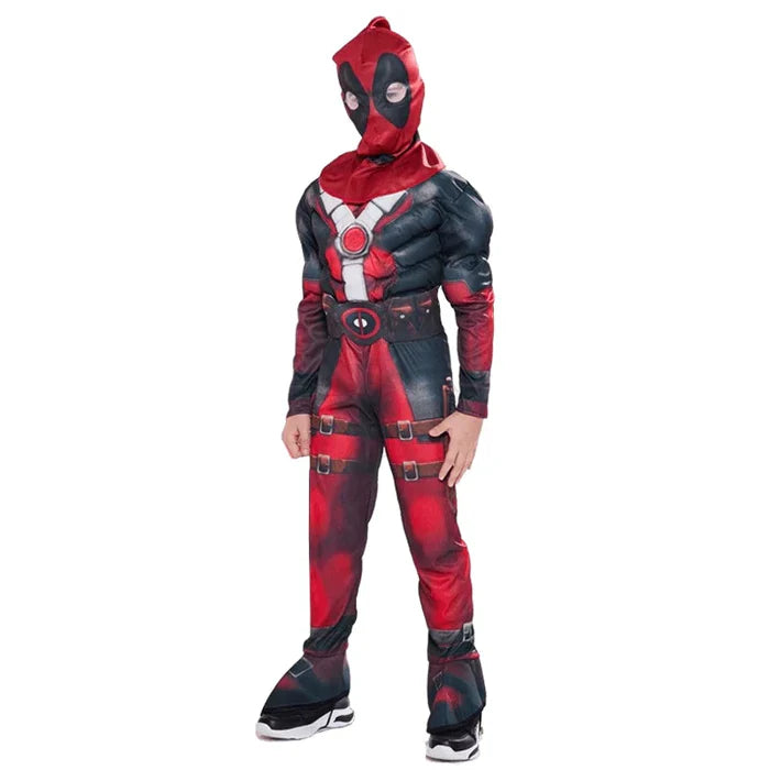 Fantasia Infantil Heróis Cosplay, em poliéster, perfeita para crianças em aventuras mágicas. Ideal para festas e brincadeiras, combina estilo e imaginação com qualidade!