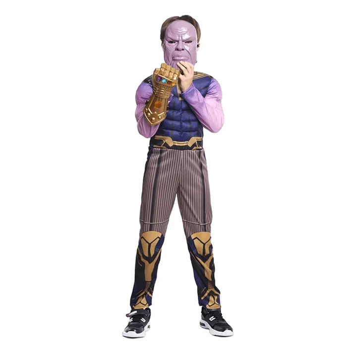 Fantasia Infantil Heróis Cosplay, em poliéster, perfeita para crianças em aventuras mágicas. Ideal para festas e brincadeiras, combina estilo e imaginação com qualidade!