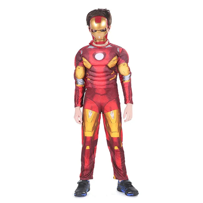 Fantasia Infantil Heróis Cosplay, em poliéster, perfeita para crianças em aventuras mágicas. Ideal para festas e brincadeiras, combina estilo e imaginação com qualidade!