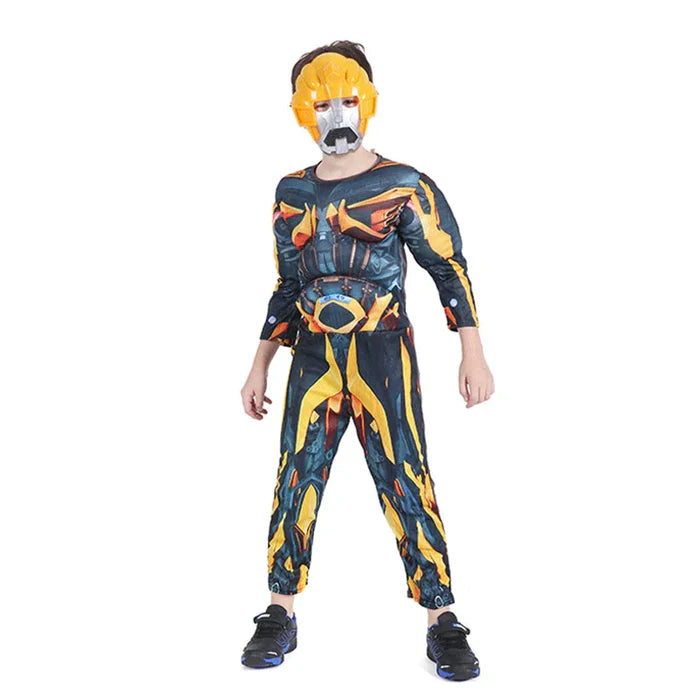Fantasia Infantil Heróis Cosplay, em poliéster, perfeita para crianças em aventuras mágicas. Ideal para festas e brincadeiras, combina estilo e imaginação com qualidade!