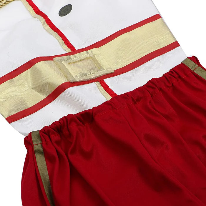 Fantasia Infantil Menino Príncipe, em poliéster, perfeita para crianças em aventuras mágicas. Ideal para festas e brincadeiras, combina estilo e imaginação com qualidade!