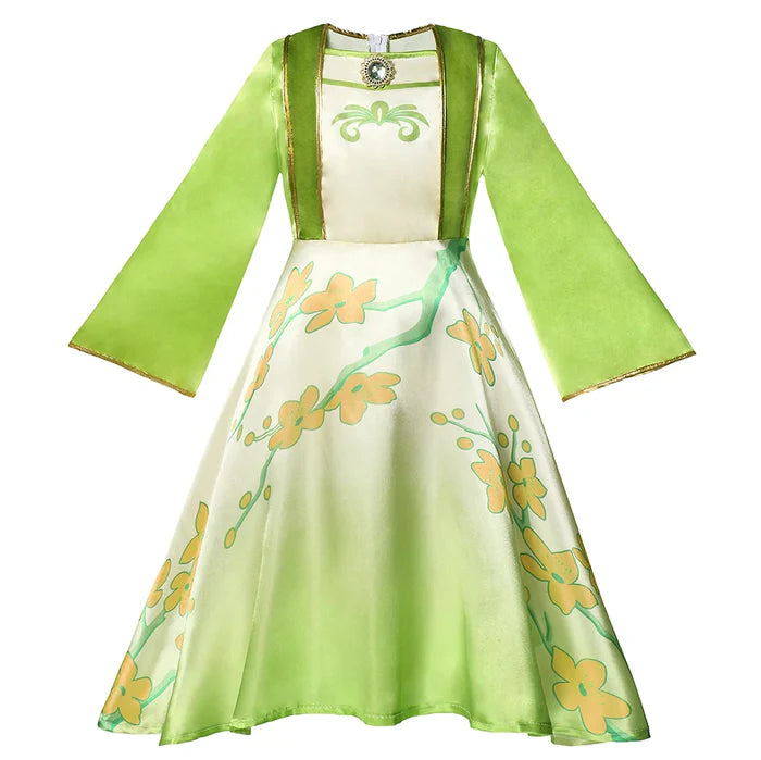 Fantasia Infantil Mulan A Lenda Continua, em poliéster, perfeita para crianças em aventuras mágicas. Ideal para festas e brincadeiras, combina estilo e conforto!