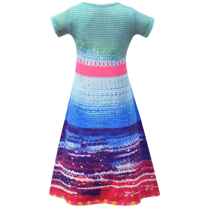 Fantasia Infantil Poppy Popstar Trolls 2 com vestido, colete e cabelo, em poliéster. Perfeita para crianças em festas e brincadeiras, inspirada na popstar de Trolls!