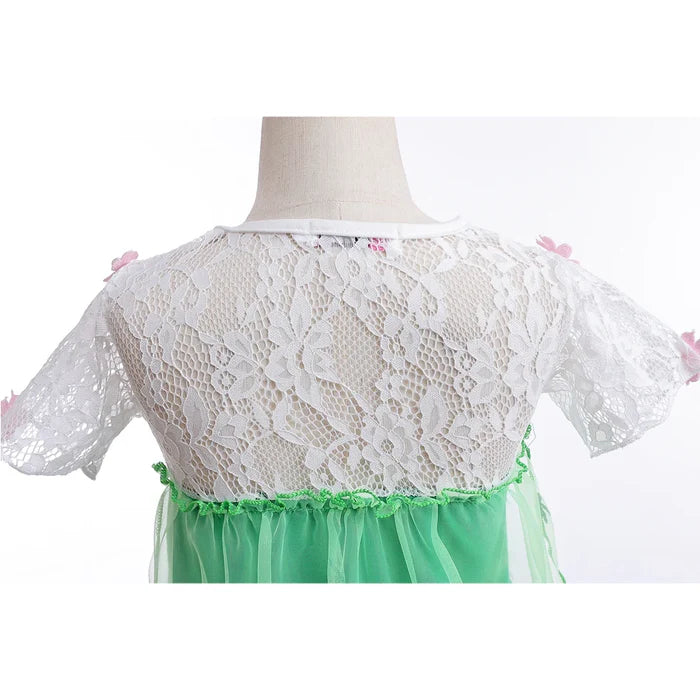 Fantasia Infantil Rainha Elsa Frozen com vestido, coroa, luvas, varinha e joias, em algodão, cotton e voil. Perfeita para crianças em festas e eventos com estilo mágico!