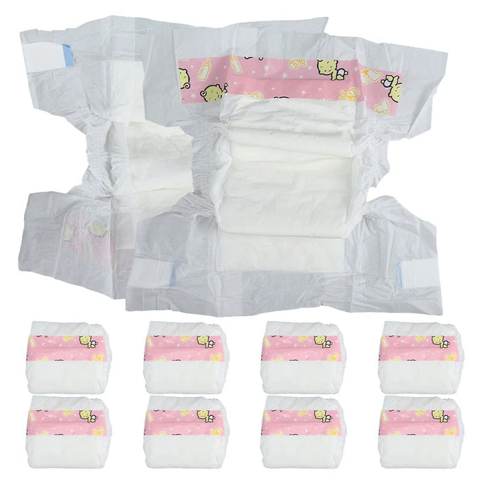 Kit 10 Fraldas Bebê Reborn, multicoloridas, para bonecas 18". Seguras, estimulam empatia e criatividade em crianças 3-6 anos, perfeitas para brincadeiras de cuidado!