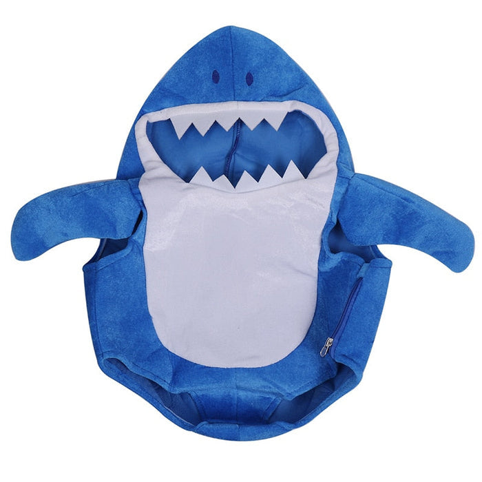 Fantasia Baby Shark Infantil, em poliéster, perfeita para crianças em aventuras mágicas. Ideal para festas e brincadeiras, combina estilo e imaginação com qualidade!