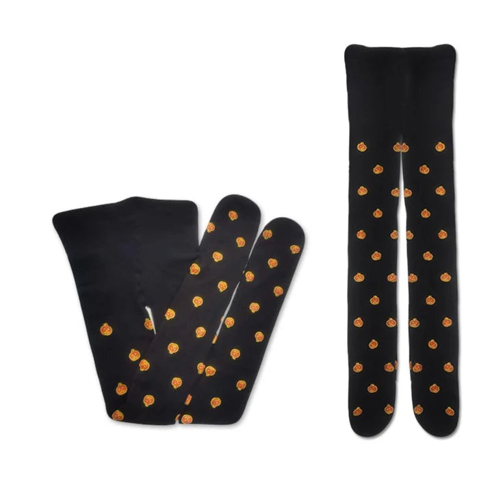 Fantasia Infantil Bruxinha Halloween com vestido, meia-calça e chapéu, em poliéster, voil, malha, algodão e nylon. Perfeita para crianças em aventuras encantadas!